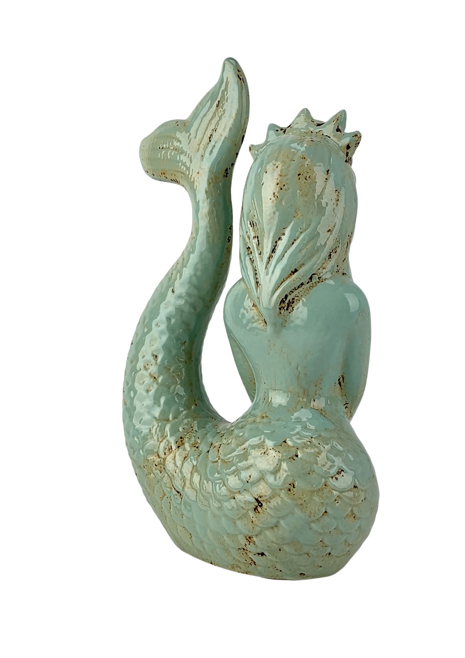 Ceramic Mermaid Sculpture Go Home, Gabriela's...