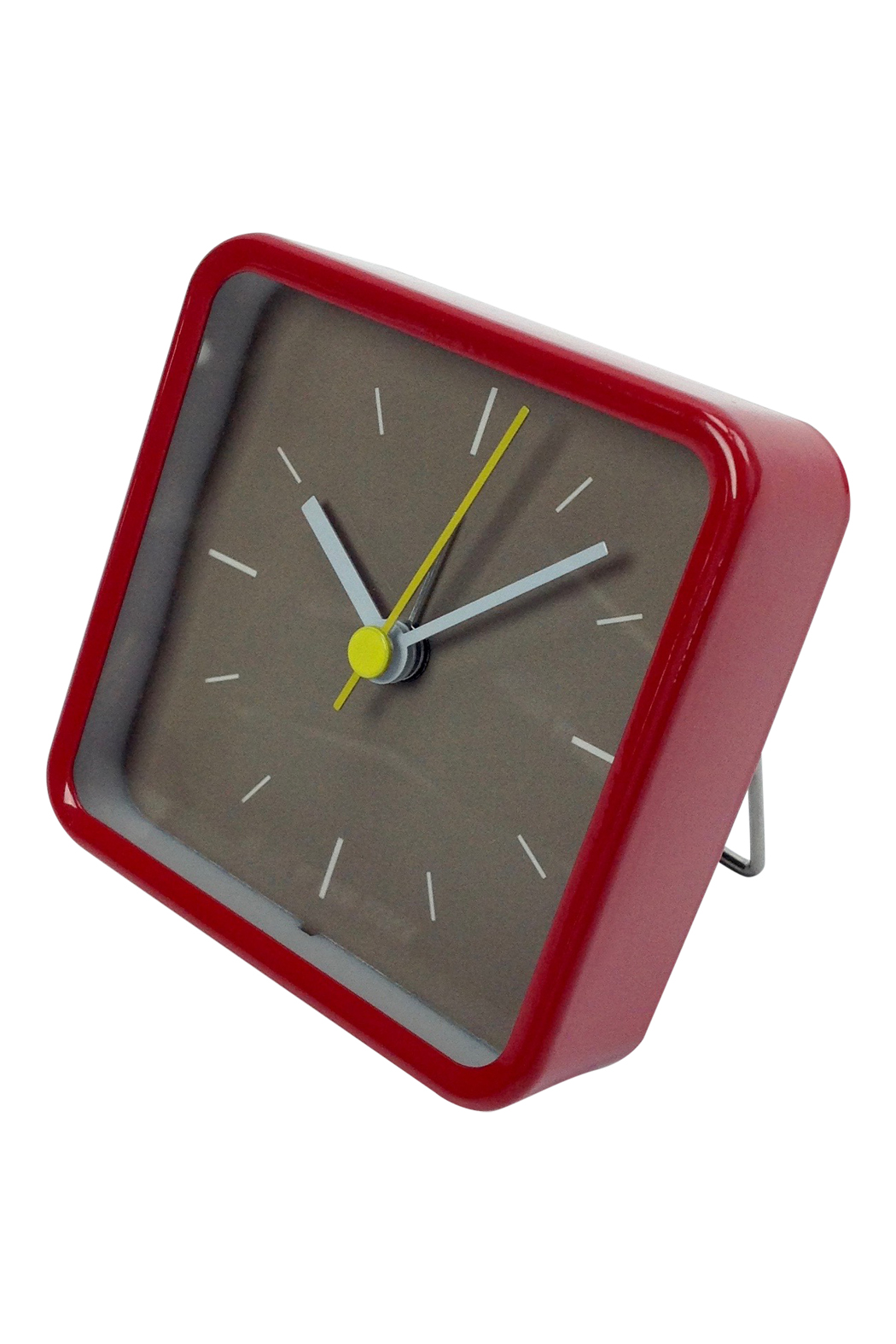 Square Alarm Clock in Red GO HOME... Unusual Decor and Gifts