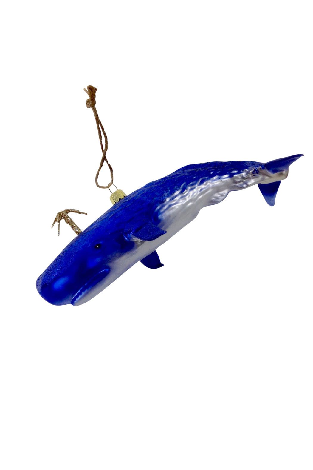 Navy Whale Ornament GO HOME... Modern Decor & Gifts