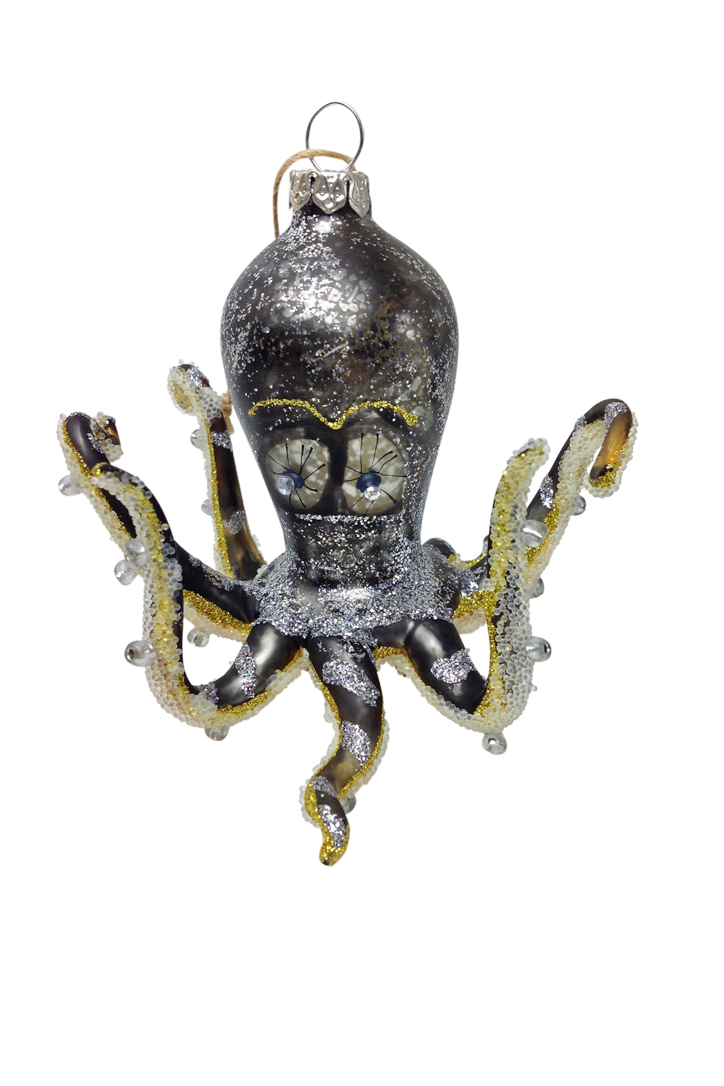 Glass Octopus Ornament GO HOME... Modern Decor & Gifts