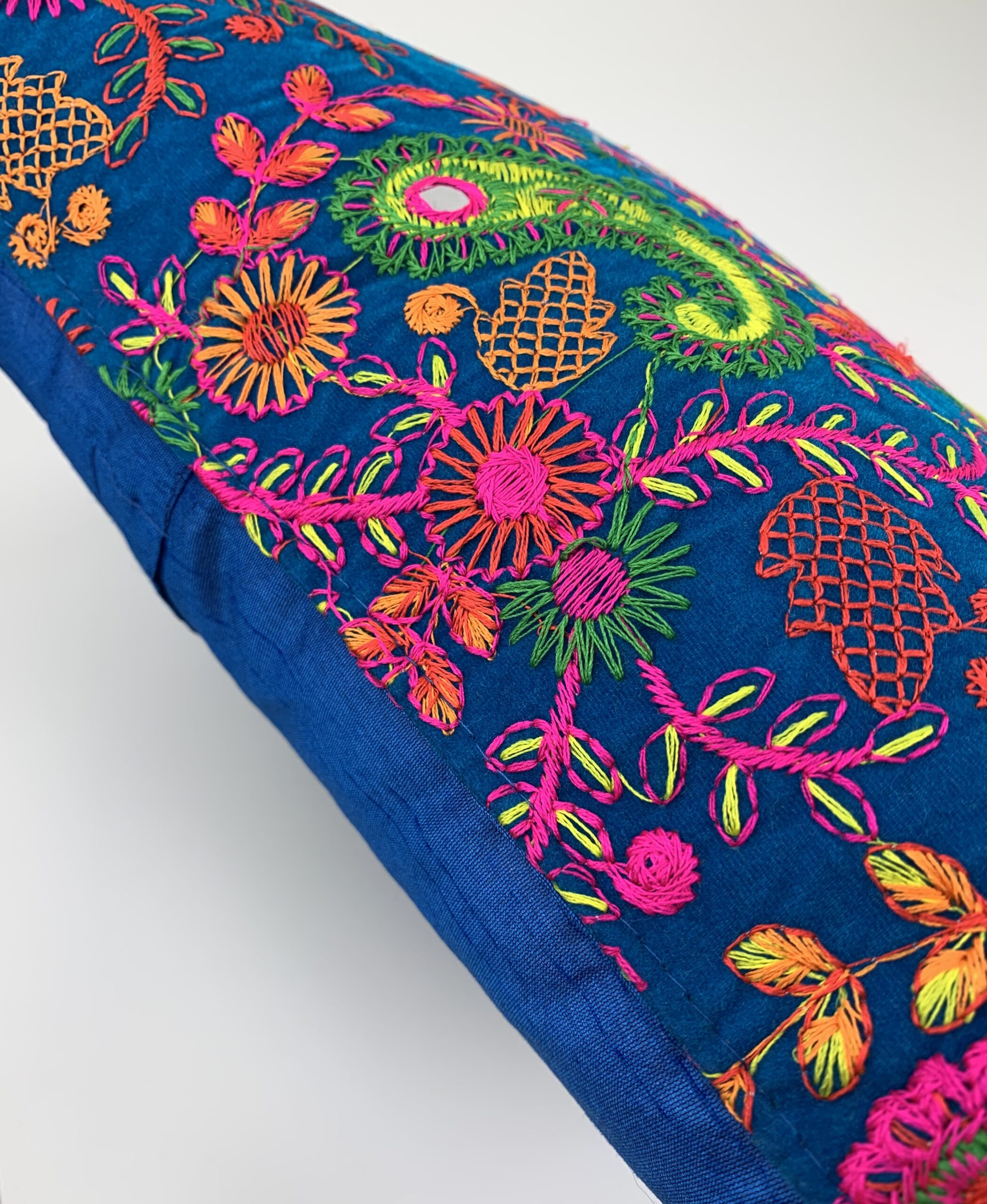 Boho Blue Moroccan Pillow Go Home, Gabriela's...