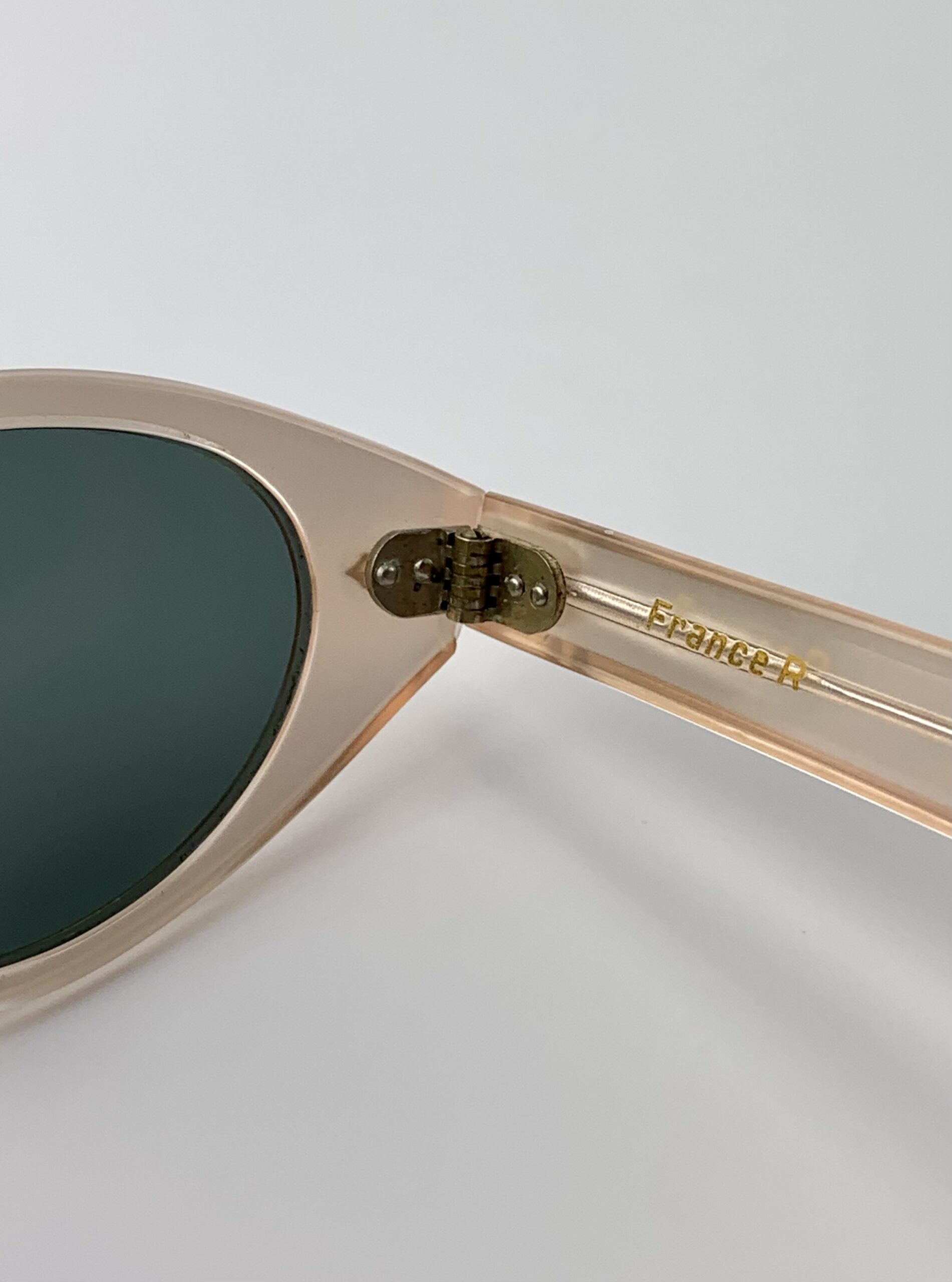 Vintage 1950s TITMUS Gold Aluminum Cat Eye Sunglasses Elegant Hollywood Glam 1950 main image 3