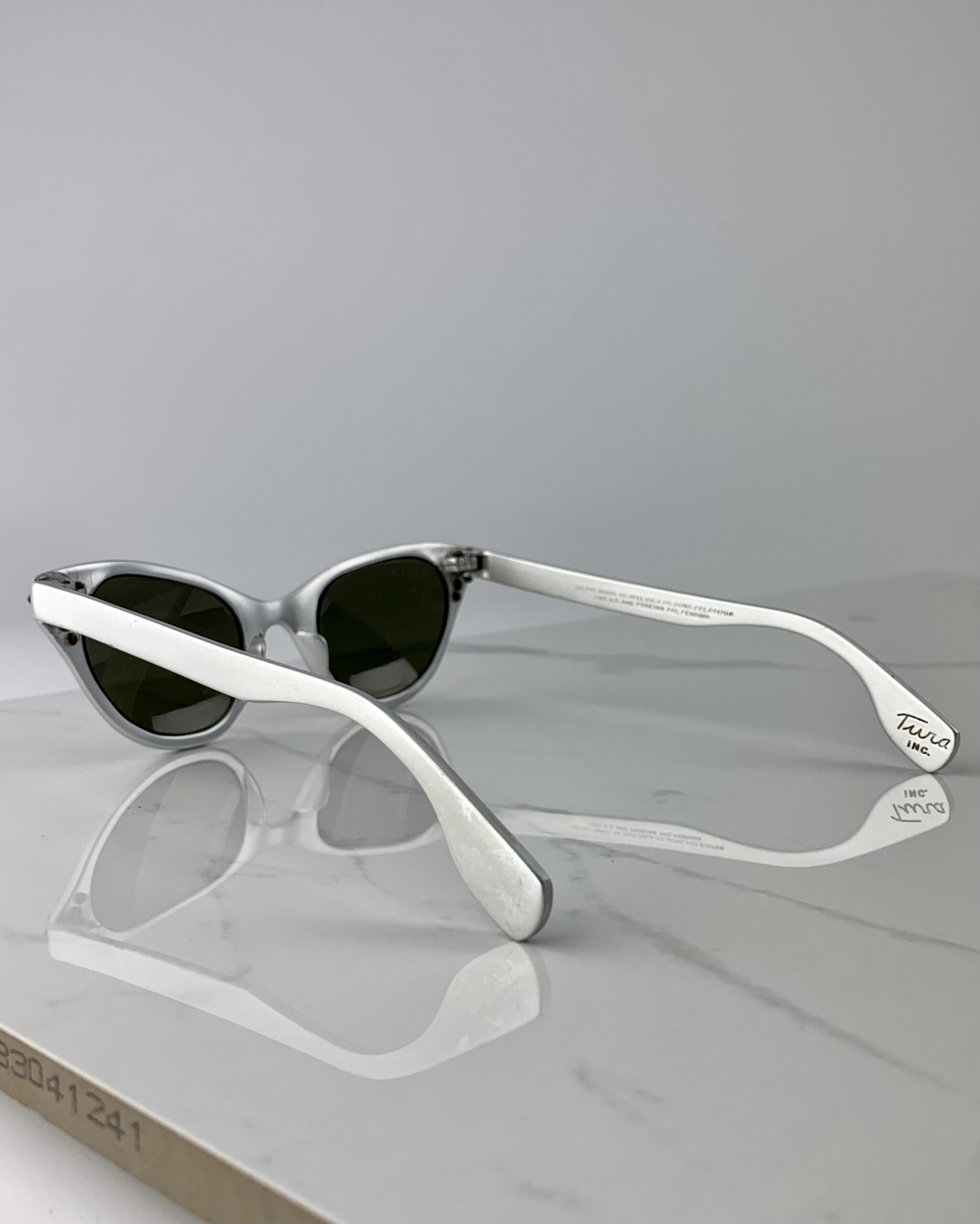 Vintage Aluminum Cat Eye Eye Glass Frames (Tura Inc.) Vintage 1950 main image 2